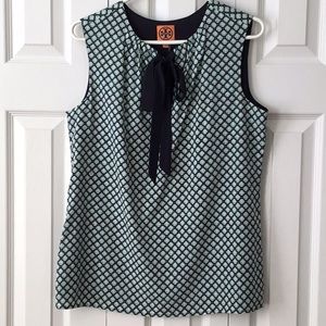 Tory Burch silk print blouse